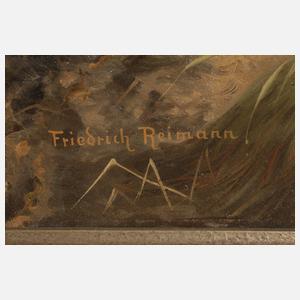 Friedrich Reimann, Hirsche im morgendlichen Dunst