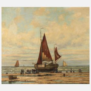 W. Reinert, Fischer an der Küste