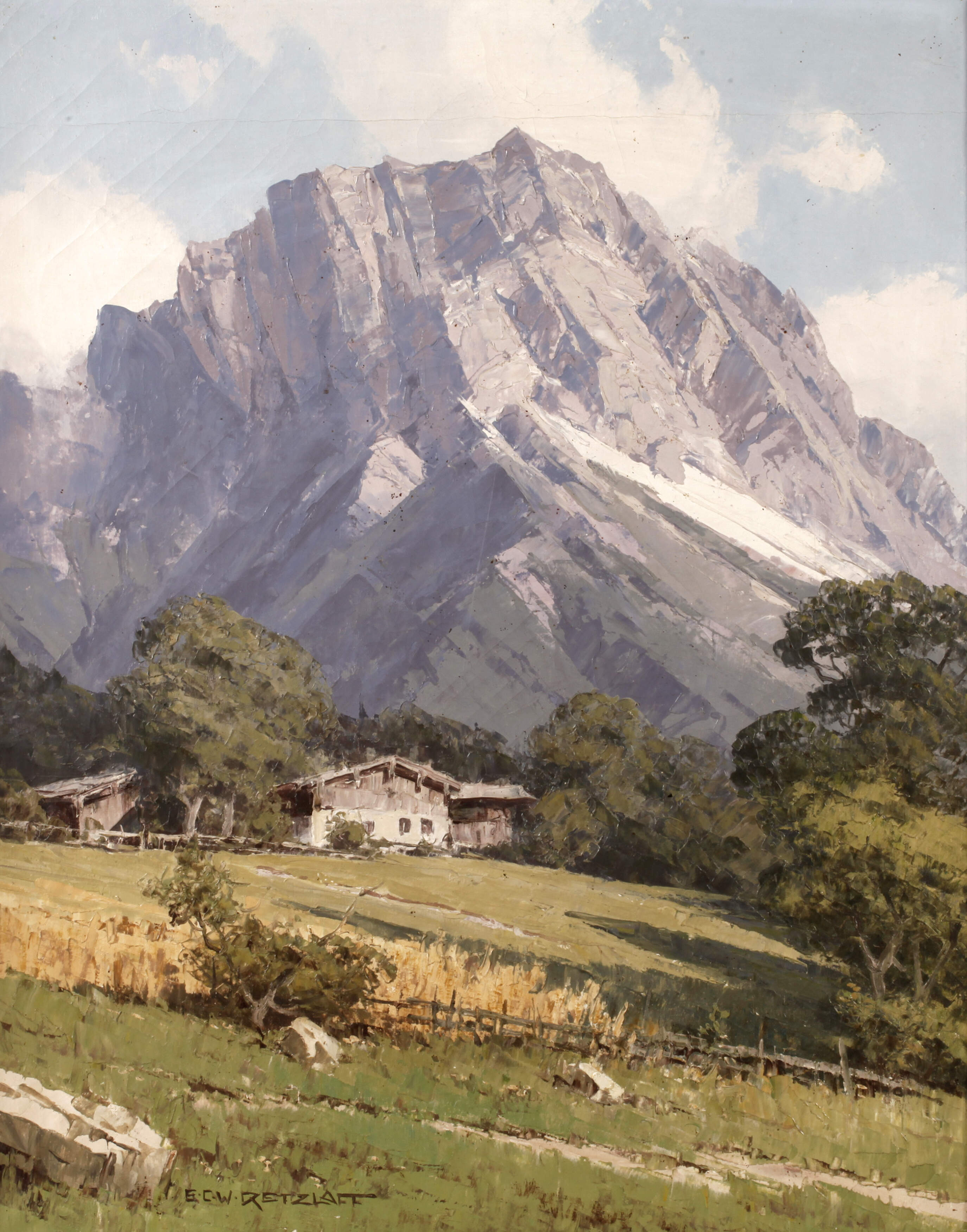 Ernst Carl Walter Retzlaff, "Der Untersberg ..."