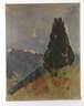 Hans Rich. Heinmann, Baumgruppe vor den Dolomiten