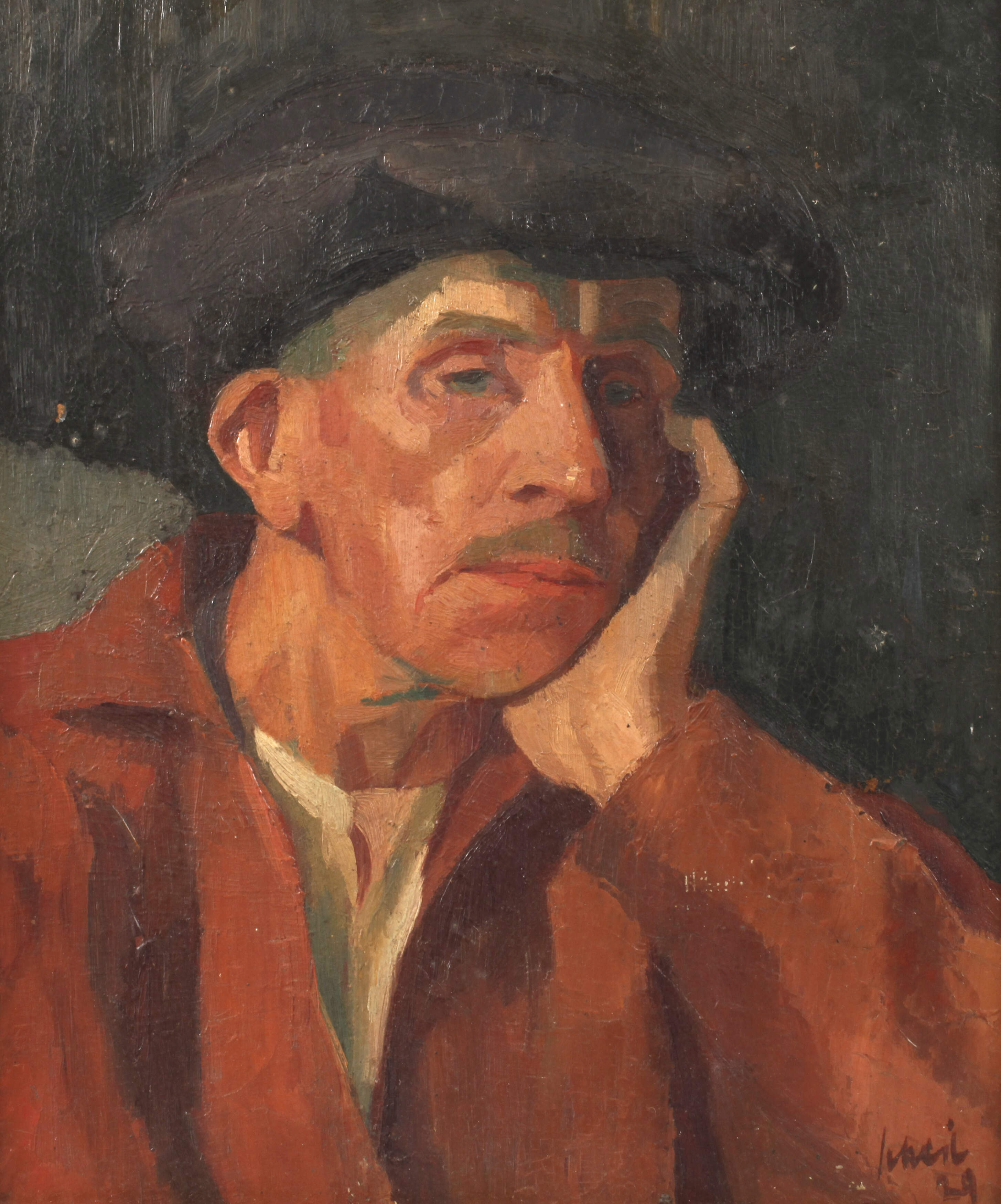 Hans Scheil, Sinnender Bauer