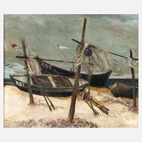 Wilhelm Schmied, "Fischerboote in Ahrenshoop"111