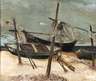 Wilhelm Schmied, "Fischerboote in Ahrenshoop"