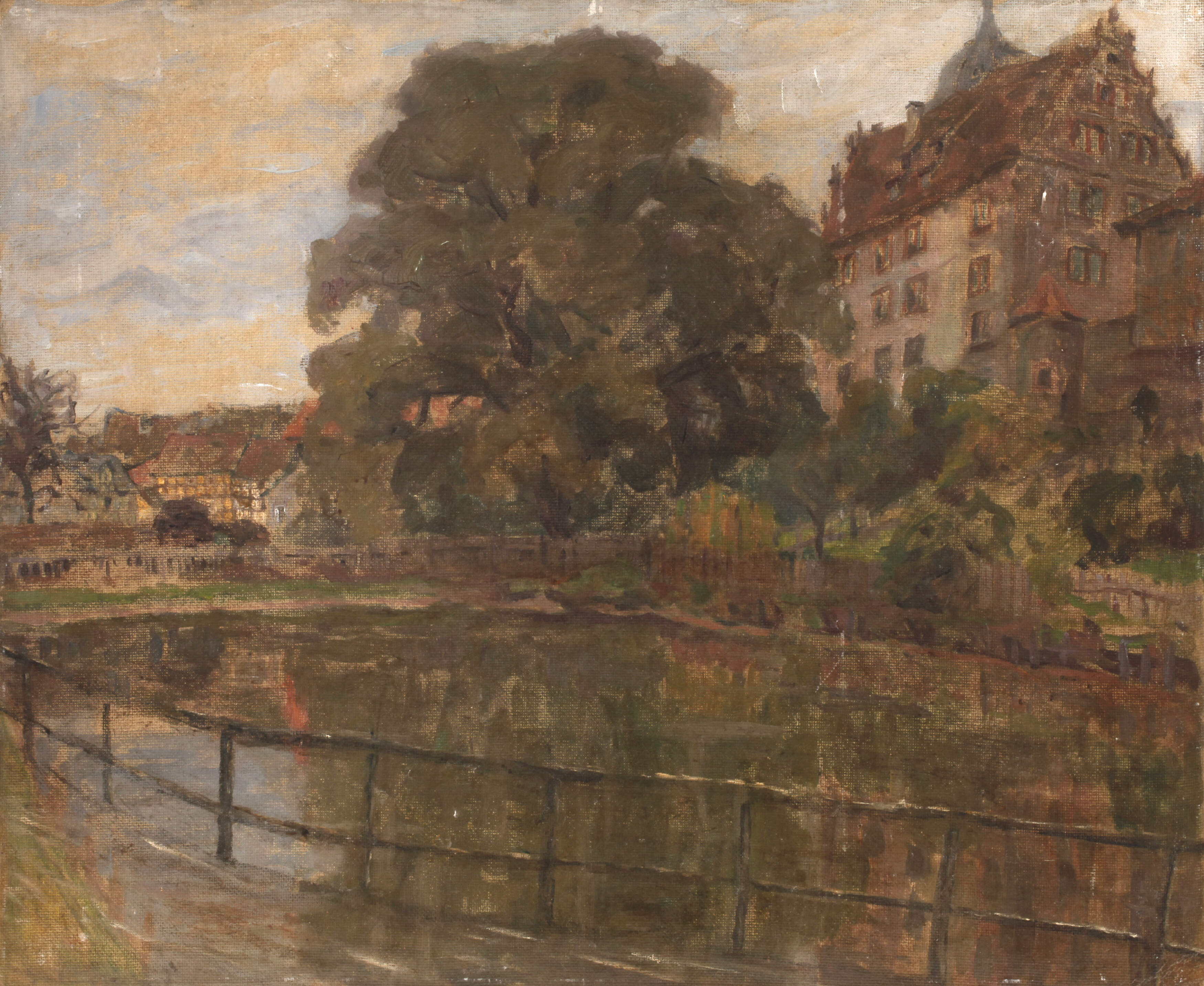 Elisabeth Schneider, Dorfidylle mit Schloss