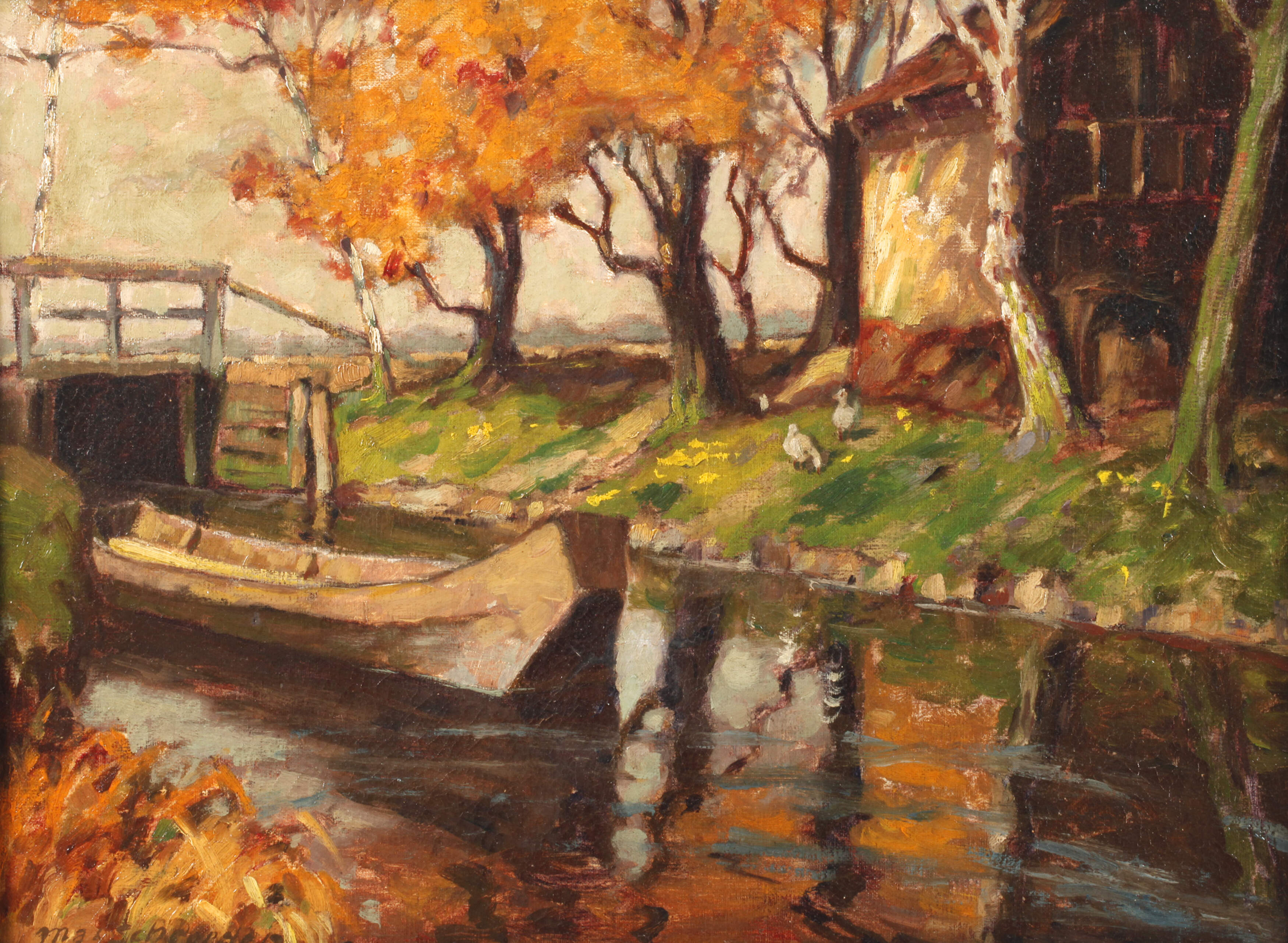 Max Schröder, herbstlicher Spreewald