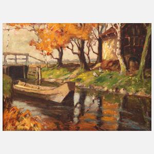 Max Schröder, herbstlicher Spreewald