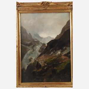 L. Schulz, Dramatische Berglandschaft