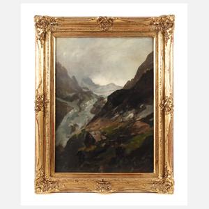 L. Schulz, Dramatische Berglandschaft