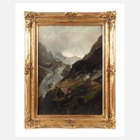 L. Schulz, Dramatische Berglandschaft111