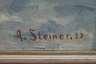 Arthur Steiner, Wildschweine im Winterwald