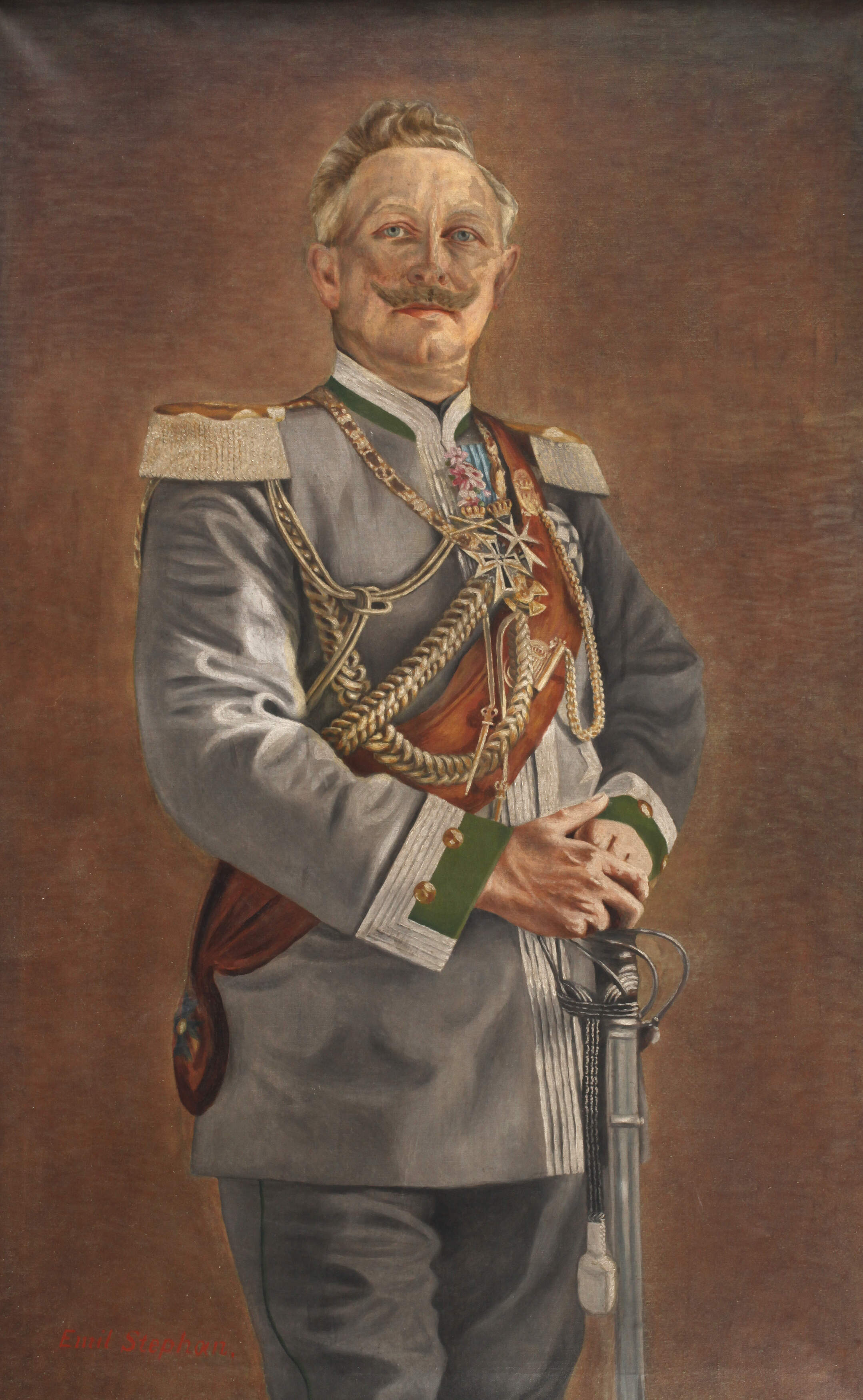 Emil Stephan, Standbildnis Kaiser Wilhelm II.