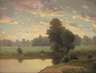 František Švic, Abendstimmung am Fluss