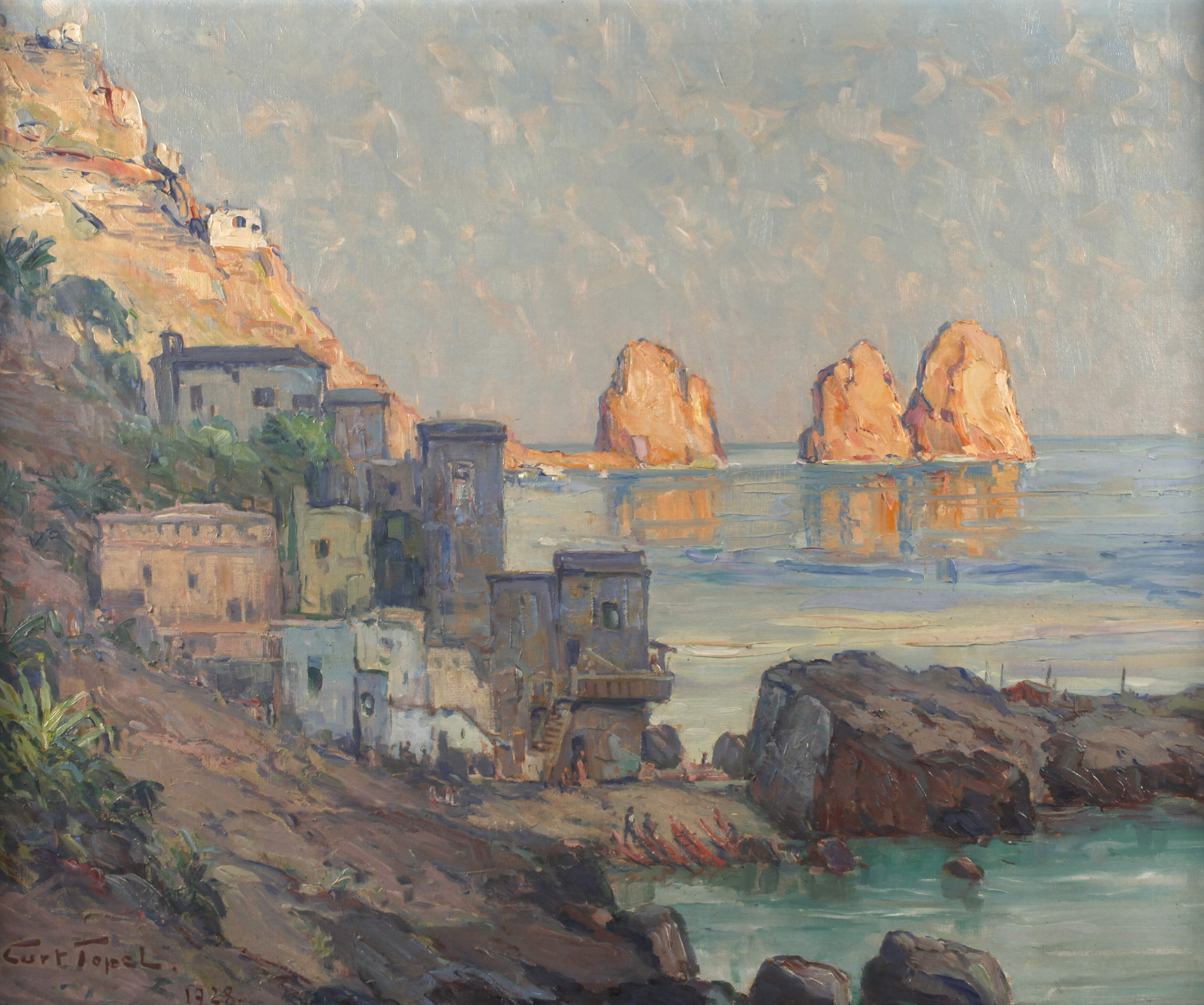 Curt Topel, "Capri – Marina Piccola"