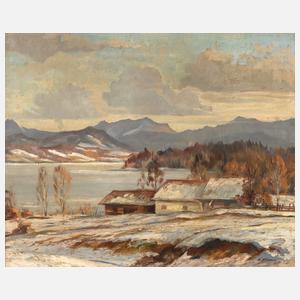 Alfons Tröndle, Winter im Vorgebirge