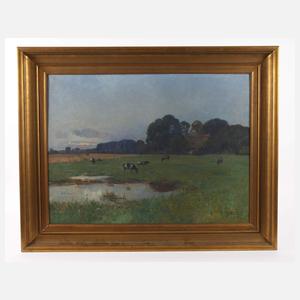 Frederik Vezin, Bukolische Abendlandschaft