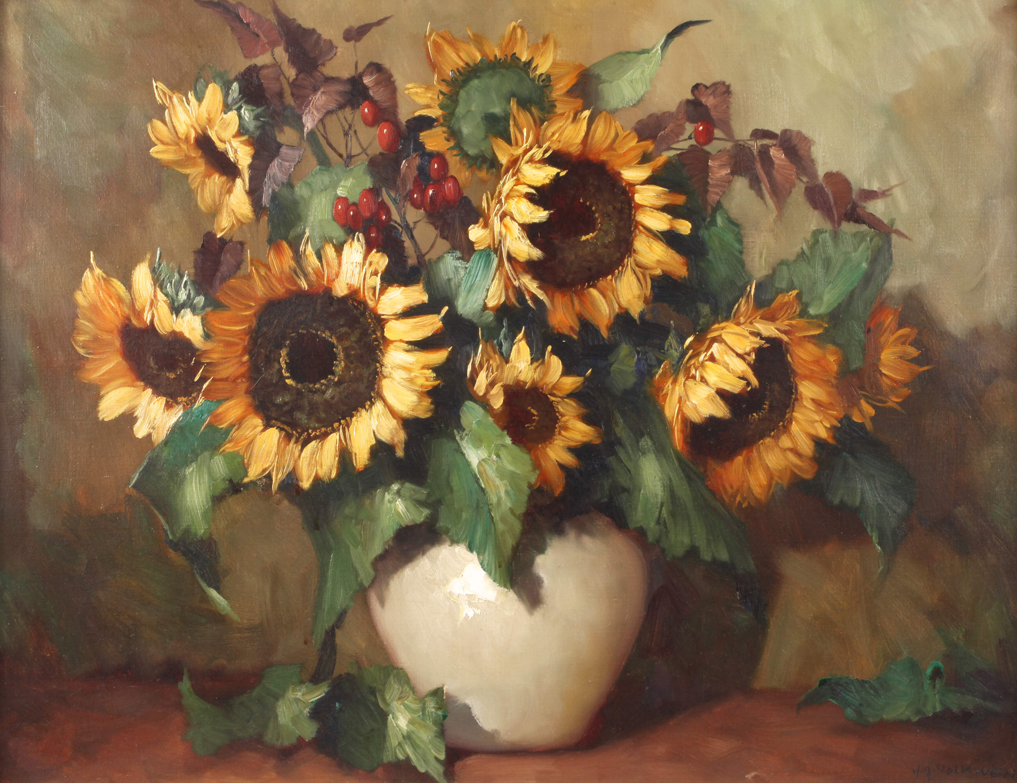 Helmut Andreas Volkwein, Sonnenblumen
