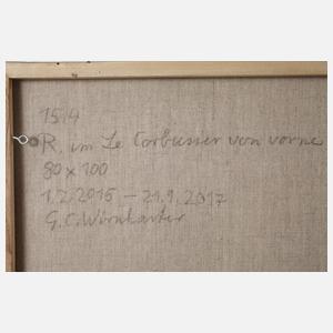 Georg Wirnharter, "R. im Le Corbusier von vorne"