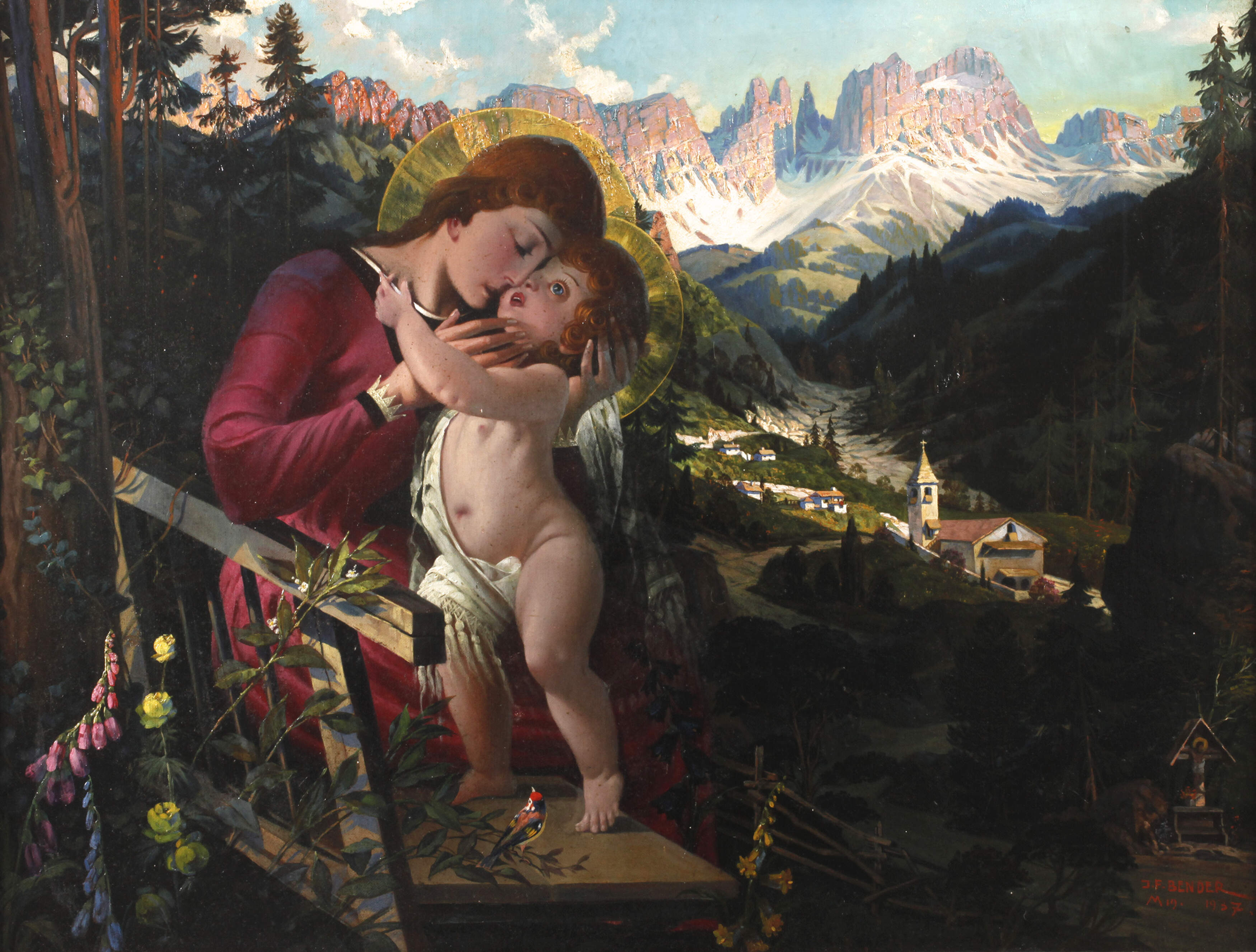 Maria in den Dolomiten, König Laurins Rosengarten