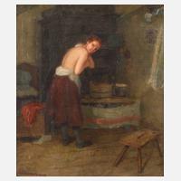 Mädchen bei der Toilette111