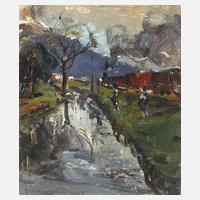Sommerlandschaft mit Dampfzug111