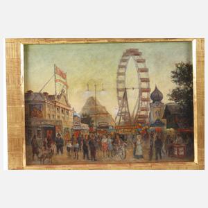 Buntes Treiben im Wiener "Wurstelprater"