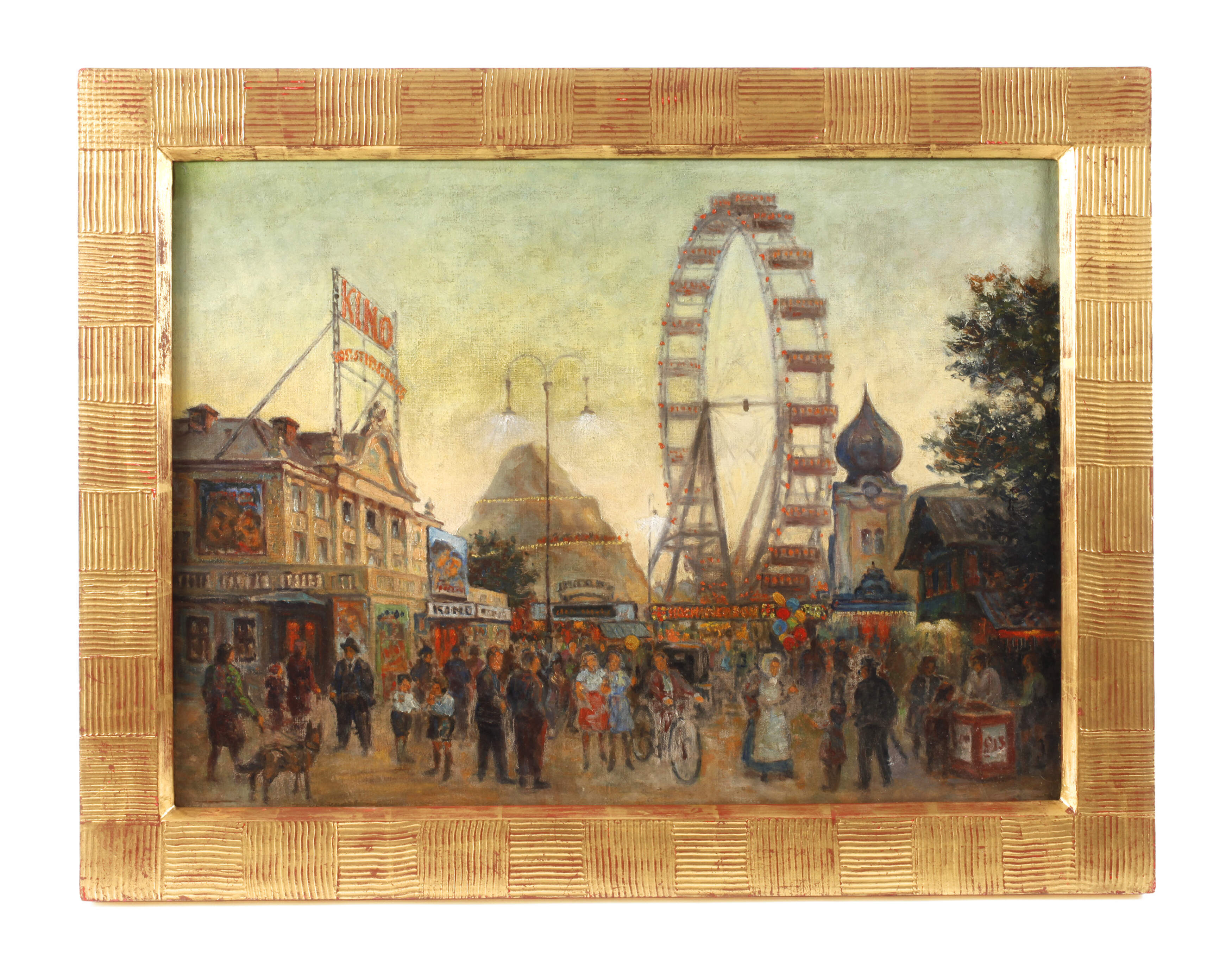 Buntes Treiben im Wiener "Wurstelprater"
