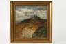Bergige Landschaft mit Tempelanlage