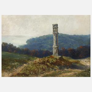 Barockes Marterl in Sommerlandschaft