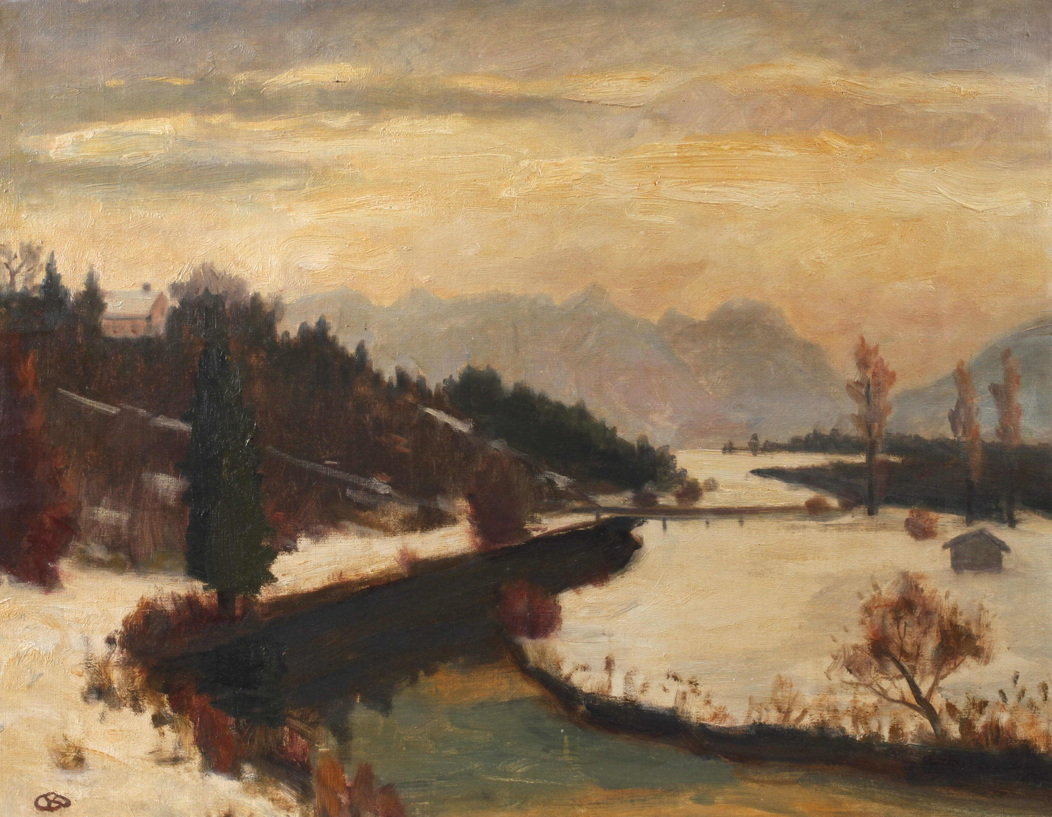 "Winter im Loisachthal"