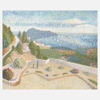 Unbekannter Pointillist, Küstenlandschaft111