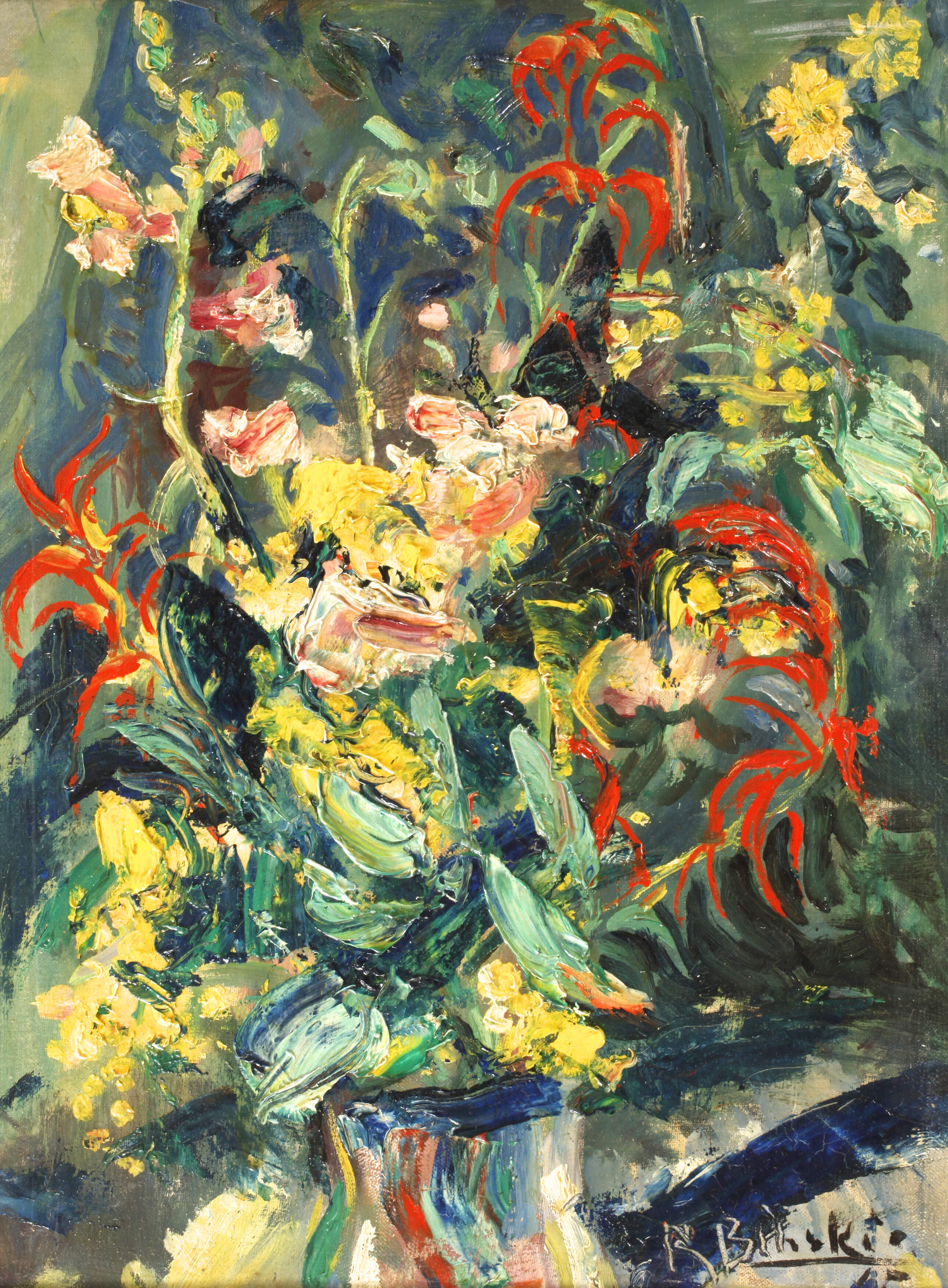 Roman Bilinski, attr., Blumenstillleben
