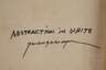 Paco Gorospe, "Abstraction in White"