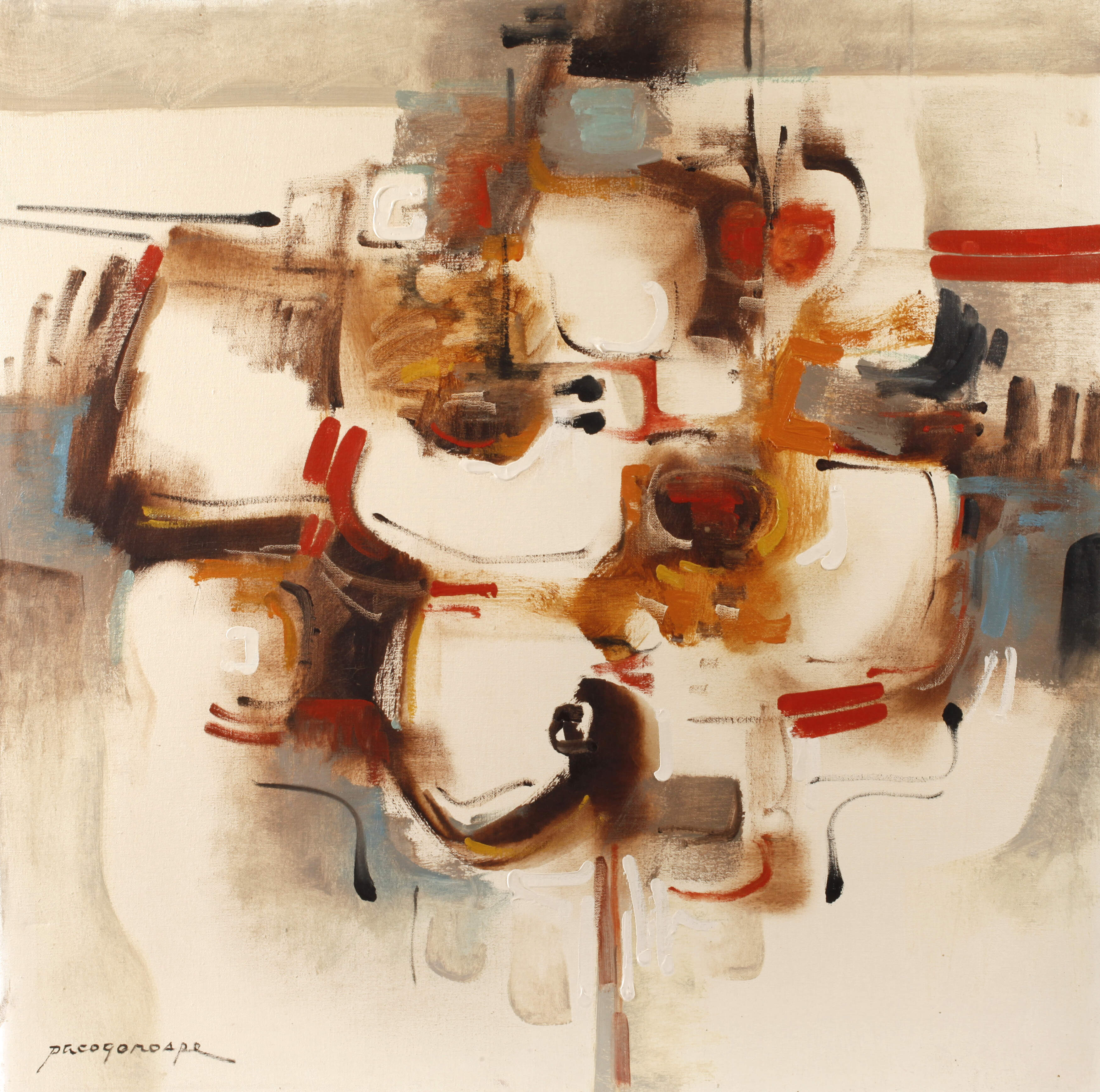Paco Gorospe, "Abstraction in White"