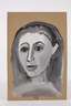 A. R. Penck, attr., Frauenportrait nach links