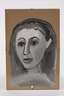 A. R. Penck, attr., Frauenportrait nach links