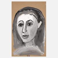 A. R. Penck, attr., Frauenportrait nach links111