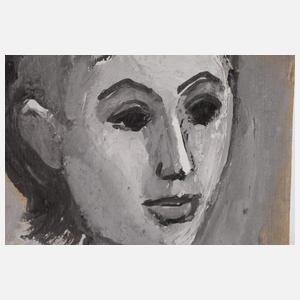 A. R. Penck, attr., Frauenportrait nach rechts