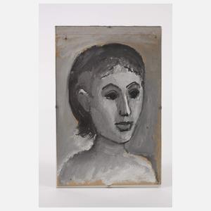 A. R. Penck, attr., Frauenportrait nach rechts