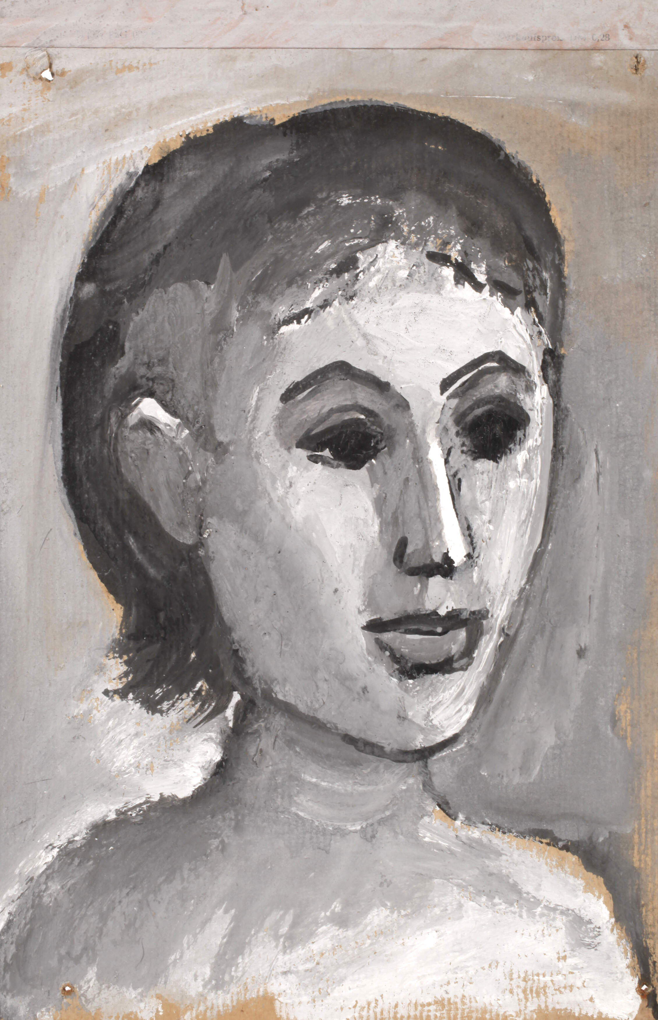 A. R. Penck, attr., Frauenportrait nach rechts