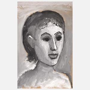 A. R. Penck, attr., Frauenportrait nach rechts