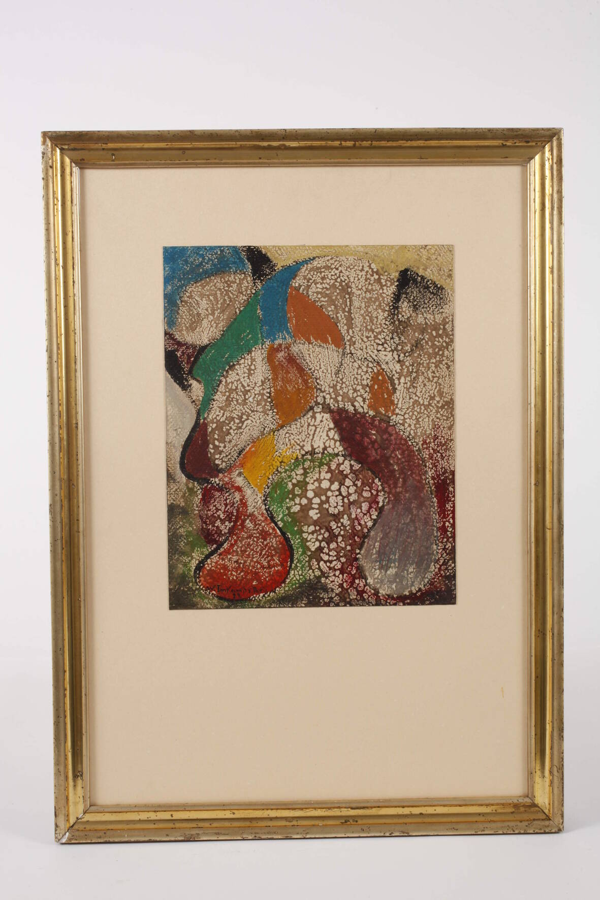 Wilhelm Imkamp, abstrakte Komposition Paris 1929