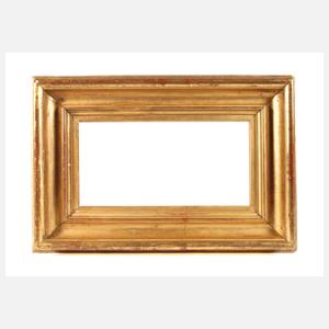 Breite Blattgoldleiste Biedermeier
