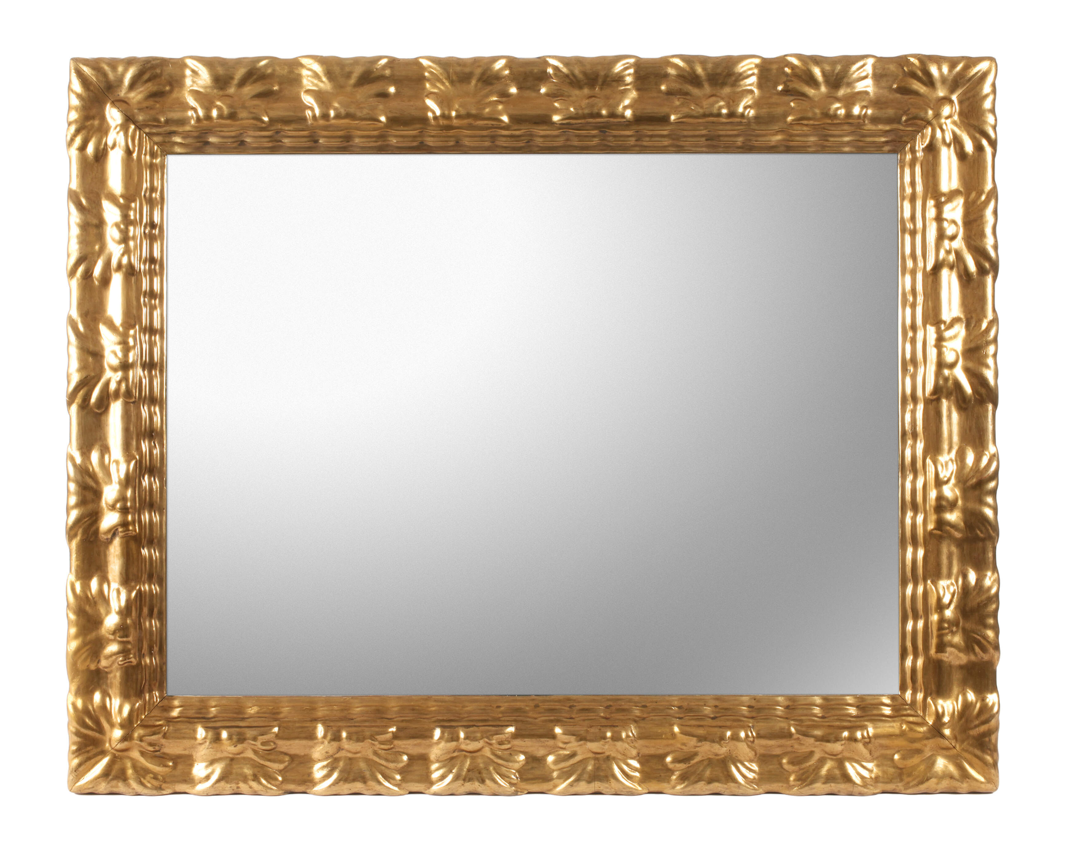 Breiter Goldstuckrahmen Jugendstil