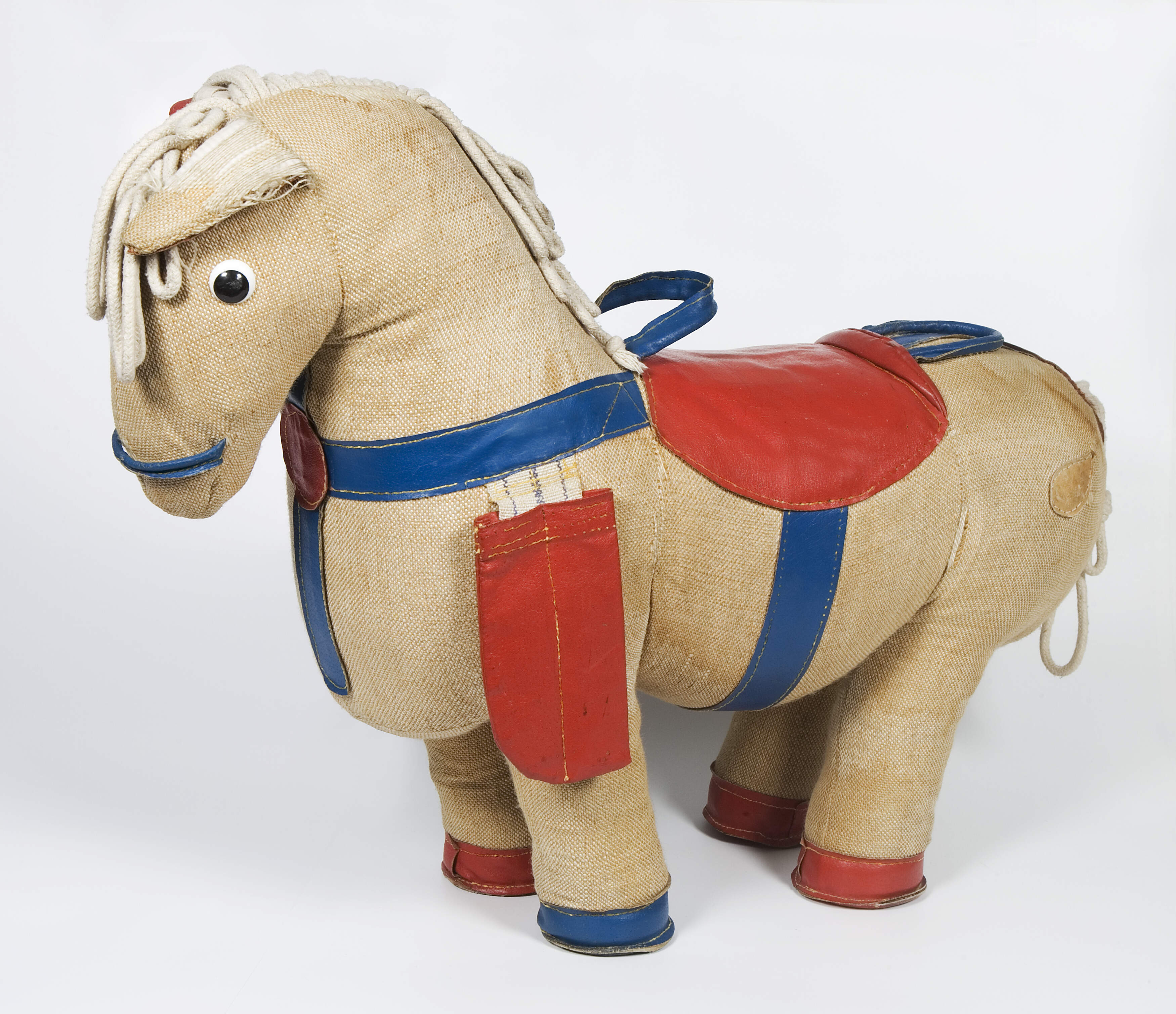 Großes Rupfentier "Pferd", Renate Müller, Sonneberg