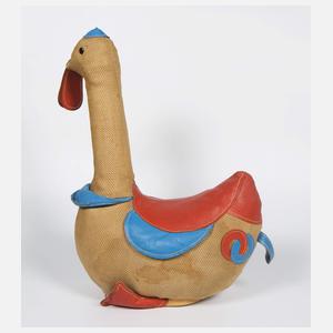 Rupfentier "Gans", Renate Müller, Sonneberg