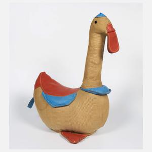 Rupfentier "Gans", Renate Müller, Sonneberg