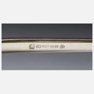 9-teiliges Design-Besteck, Entwurf von Josef Hoffmann