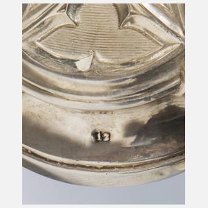 Neogotik-Silber-Pokal, 1870 datiert