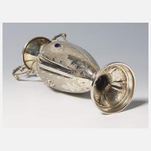 Silber-Henkelvase