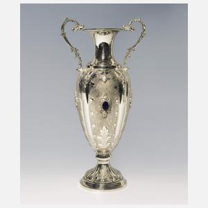 Silber-Henkelvase
